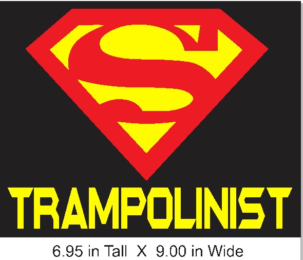 Super Trampolinist - Male Vinyl Transfer